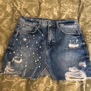 Denim skirt